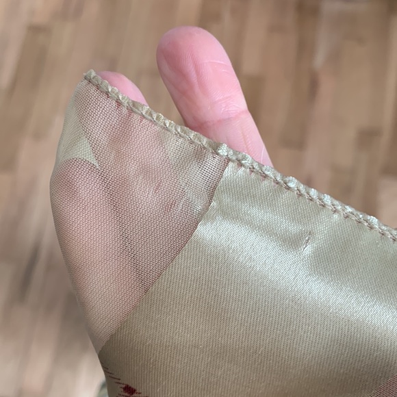 Vintage Burberry’s Classic Pattern Satin Scarf - Picture 3 of 4